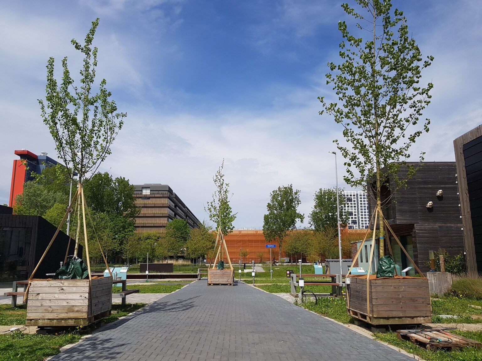 Wisenode on Hitteplein Greenvillage TU Delft